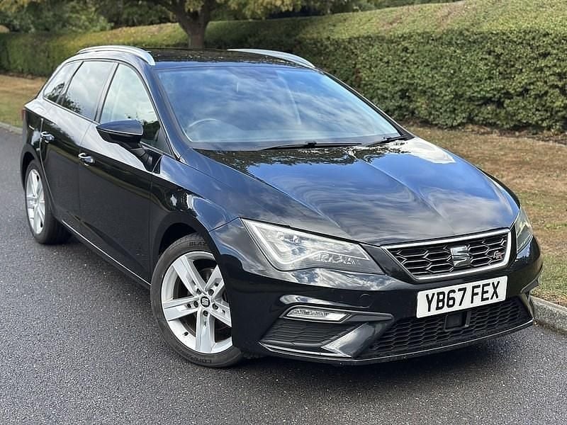 Black Used 2017 Seat Leon FR Estate | £7,990 (Fair price) - Image 1/4