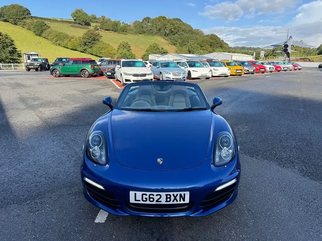 Used Porsche Boxster 2012 Blue Cabriolet