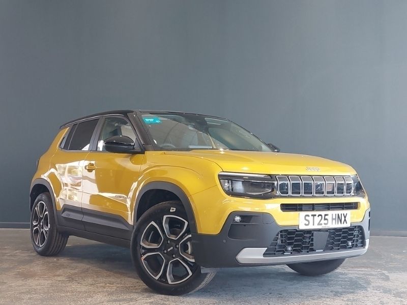 Bicolour metallic lake with volcano roof New 2025 Jeep Avenger Summit SUV | £23,498 (Fair price) - Image 1/4