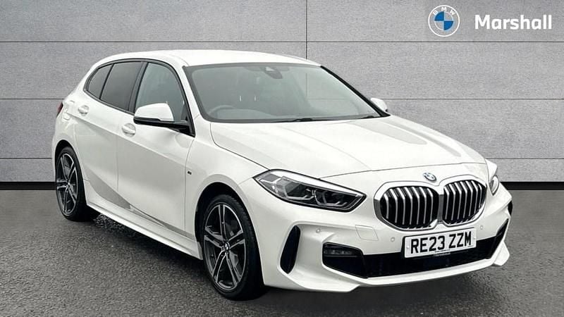 White Used 2023 BMW 118 M Sport Hatchback | £21,398 (Good price) - Image 1/4