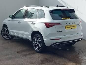 Used Skoda Karoq SportLine 150 HP (110 kW) 2024 White SUV