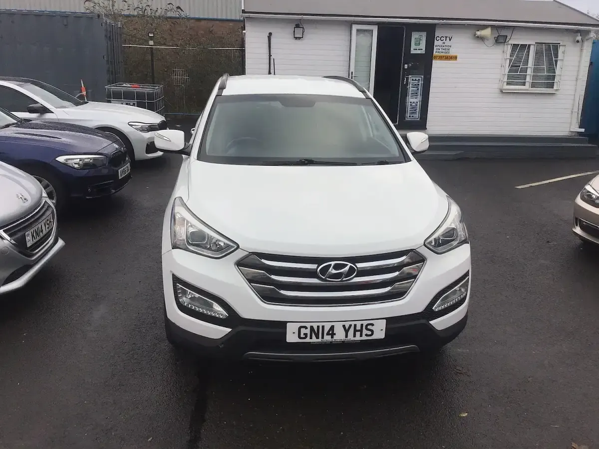 Begagnad Hyundai Santa Fe Premium 197 HK (144 kW) 2014 Vit SUV