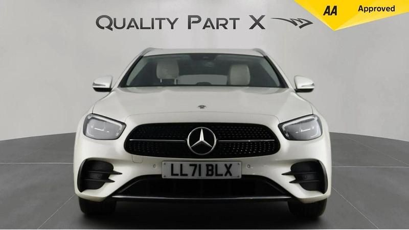 Used Mercedes E300 AMG line 2021 White Estate