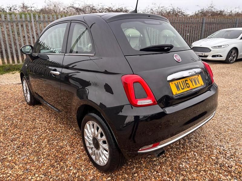 Used Fiat 500 Lounge 2016 Black Hatchback