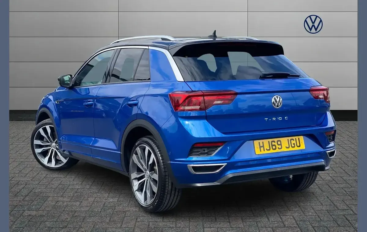 Used VW T-Roc R-line 150 HP (110 kW) 2019 Blue SUV