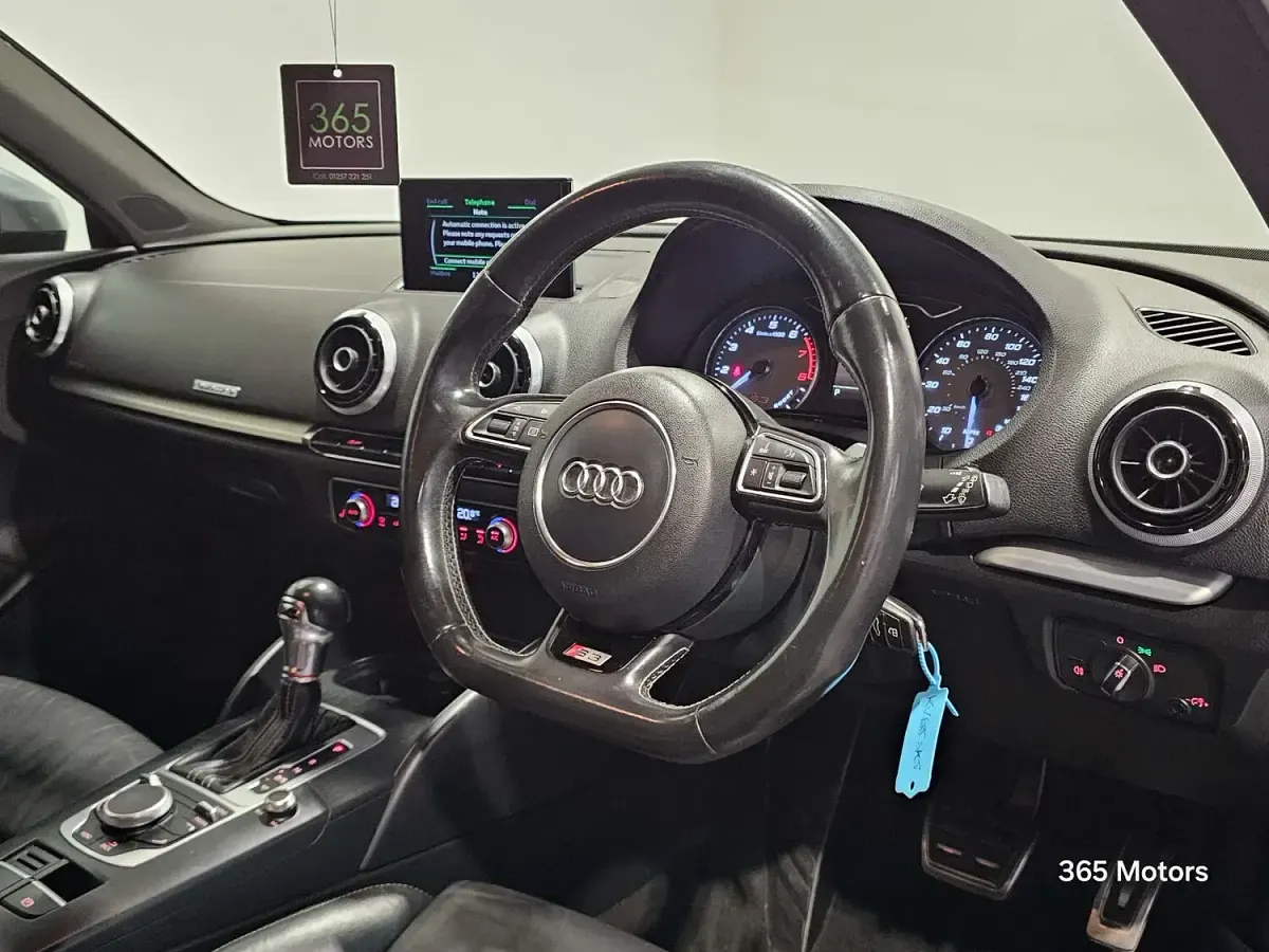 Used Audi S3 Sportback Design 300 HP (220 kW) 2015 Black Hatchback