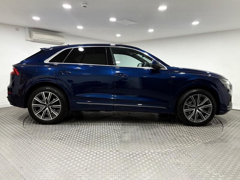 Used Audi Q8 S-Line 340 HP (250 kW) 2022 Blue SUV