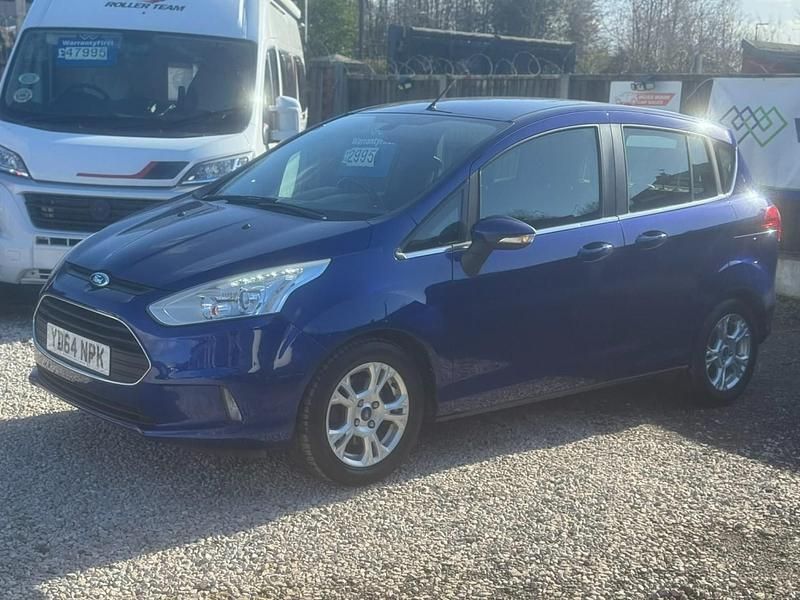 Used Ford B-MAX Zetec 100 HP (73 kW) 2014 Blue MPV
