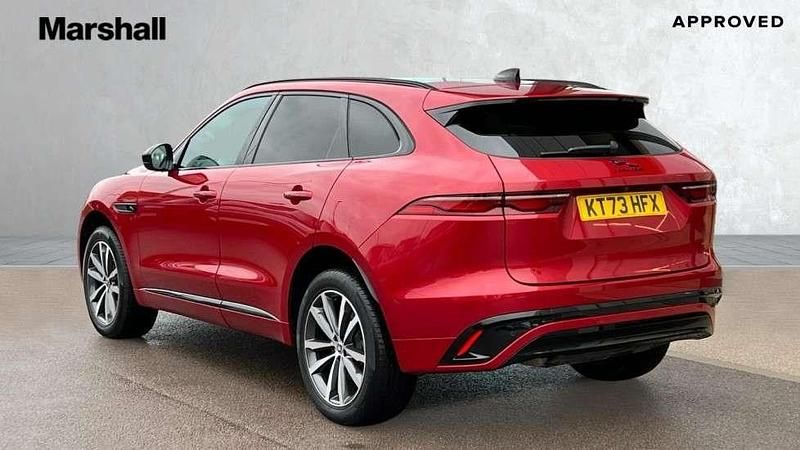 Used Jaguar F-Pace R-Dynamic 204 HP (150 kW) 2023 Metallic  firenze red SUV