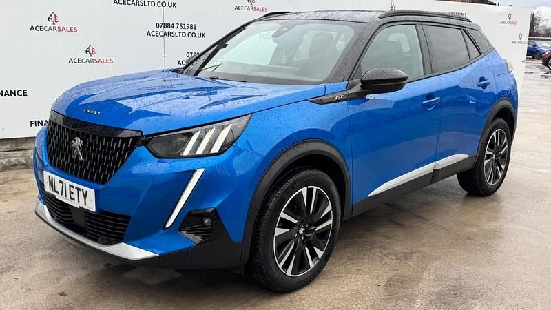 Begagnad Peugeot 2008 Premium 2021 Blå SUV
