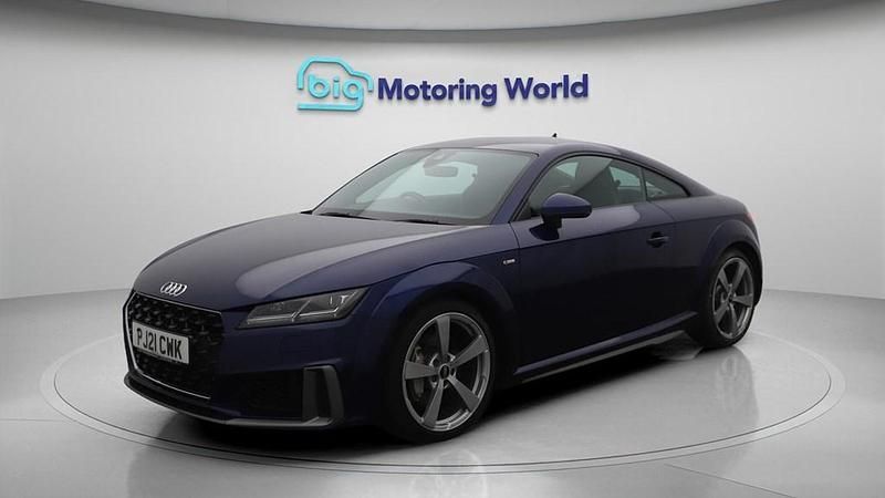 Used Audi TT S-Line 245 HP (180 kW) 2021 Blue Coupe