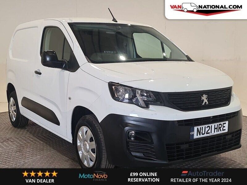 White Used 2021 Peugeot Partner MPV | £8,990 (Good price) - Image 1/3