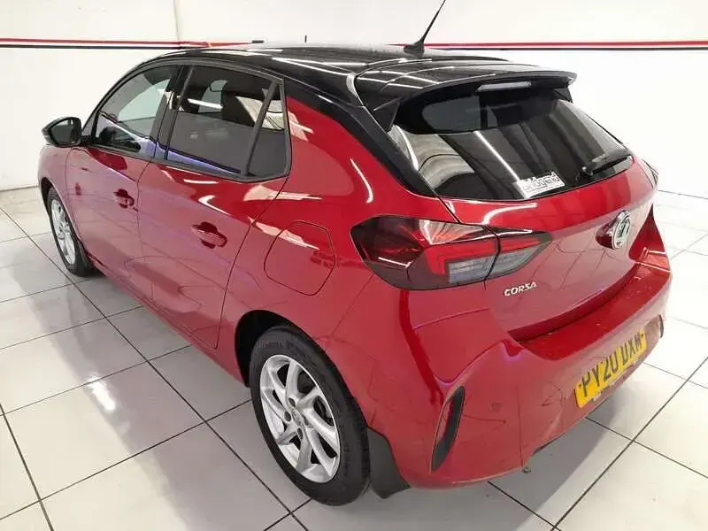 Used Vauxhall Corsa SRi 100 HP (73 kW) 2020 Red Hatchback