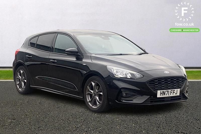 Black Used 2020 Ford Focus ST-Line Hatchback | £15,099 (Fair price) - Image 1/3