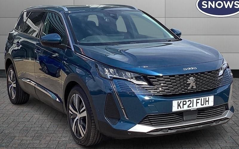 Blue Used 2021 Peugeot 5008 Allure Premium MPV | £18,267 (Fair price) - Image 1/4