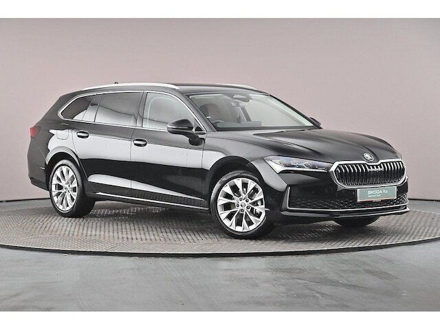 Midnight black metallic Used 2024 Skoda Superb SE L Estate | £30,990 - Image 1/4