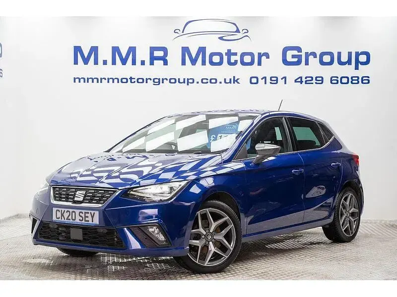 Usado Seat Ibiza XCELLENCE Lux 115 HP (84 kW) 2020 Azul Citadino