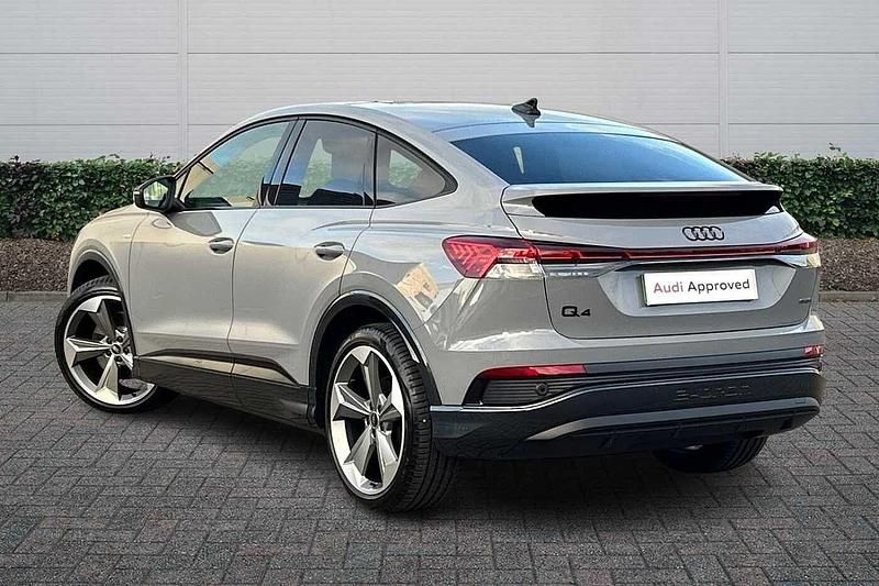 Used Audi Q4 e-tron Black Edition 210 kW (286 HP) 2025 Pebble grey, solid SUV