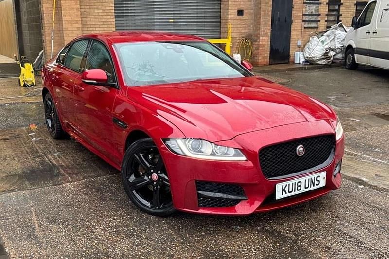 Used Jaguar XF R-Sport 180 HP (132 kW) 2018 Red Sedan