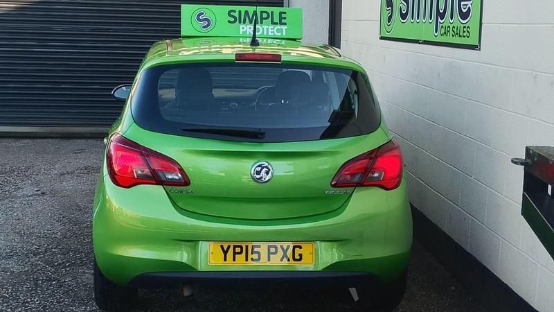 Used Vauxhall Corsa SRi 95 HP (69 kW) 2015 Green Hatchback