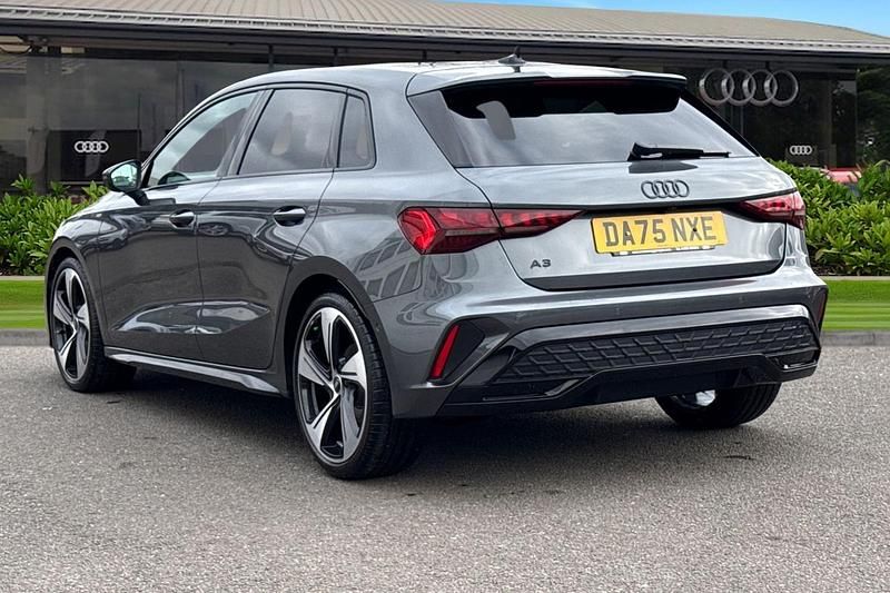 Used Audi A3 Black Edition 150 HP (110 kW) 2025 Grey Hatchback