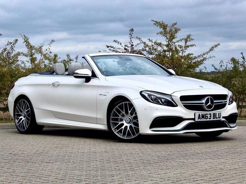 Used Mercedes C63 AMG Premium 2017 White Cabriolet