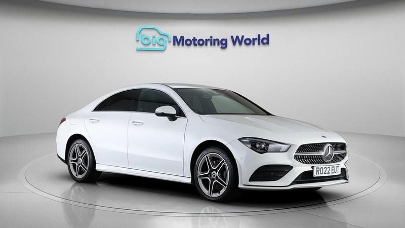 Used Mercedes CLA250e AMG line 218 HP (160 kW) 2022 White Sedan