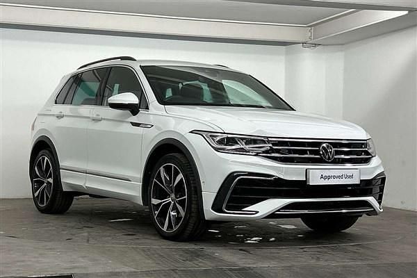 White Used 2023 VW Tiguan R-line SUV | £29,495 (Fair price) - Image 1/4