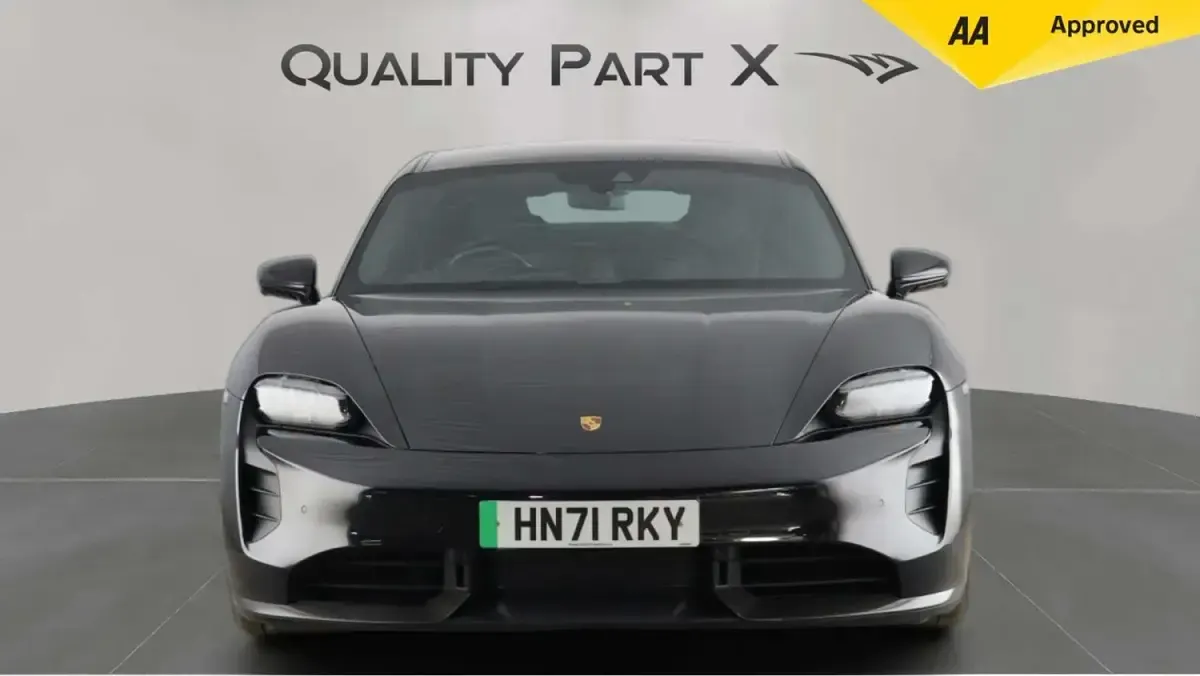 Used Porsche Taycan Performance Package 559 kW (761 HP) 2021 Black Sedan