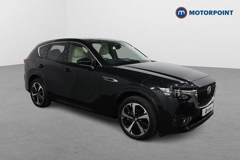 Black Used 2023 Mazda CX-60 Takumi-Line SUV | £31,549 (A bit pricey) - Image 1/4