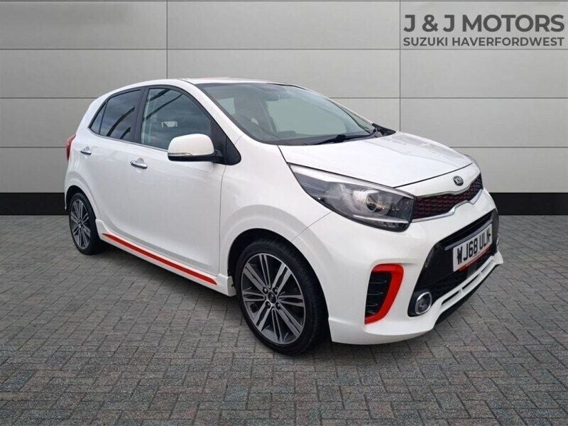White Used 2018 Kia Picanto GT-Line S Hatchback | £9,995 (Good price) - Image 1/4