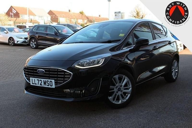 Used Ford Fiesta Titanium 125 HP (91 kW) 2022 Black Hatchback
