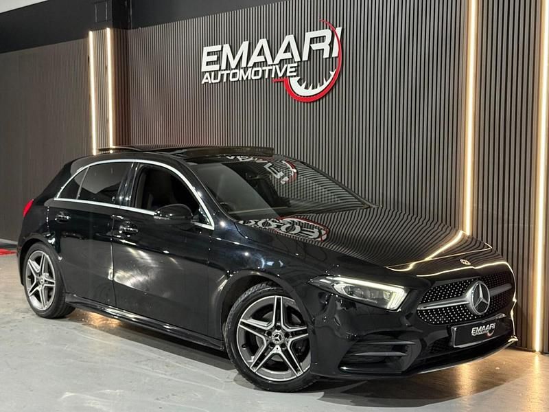 Used Mercedes A180 AMG line 2018 Black Hatchback