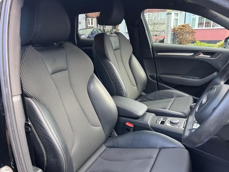 Used Audi A3 Sportback S-Line 2016 Black Hatchback
