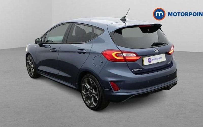 Used Ford Fiesta ST-Line 125 HP (91 kW) 2021 Blue Hatchback