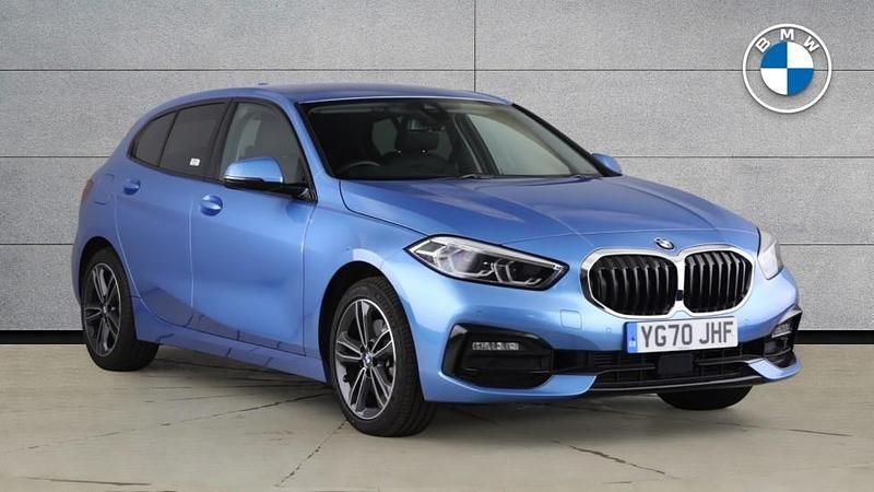 Used BMW 118 Sport Line 148 HP (108 kW) 2020 Blue Hatchback