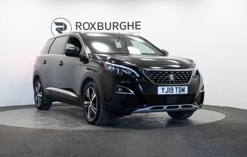 Black Used 2019 Peugeot 5008 GT-line MPV | £16,299 (Fair price) - Image 1/4