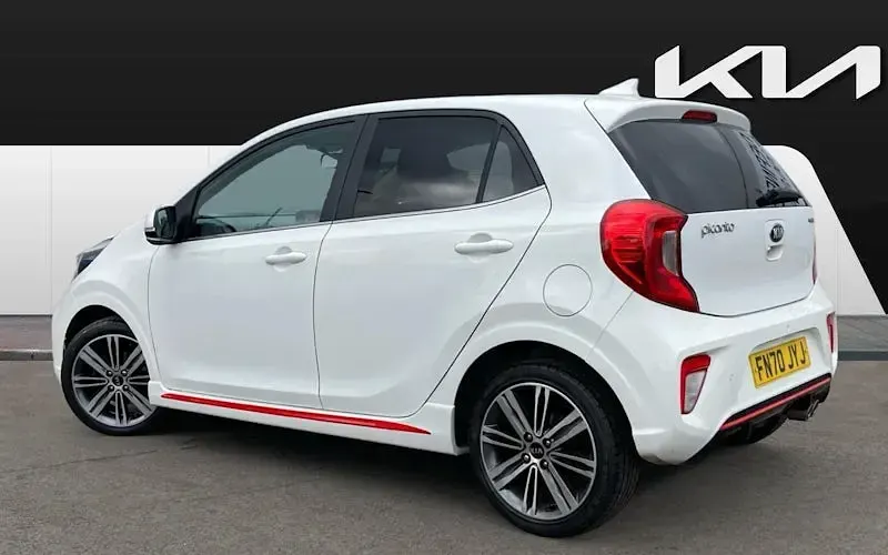 Used Kia Picanto GT-Line 101 HP (74 kW) 2020 White Hatchback