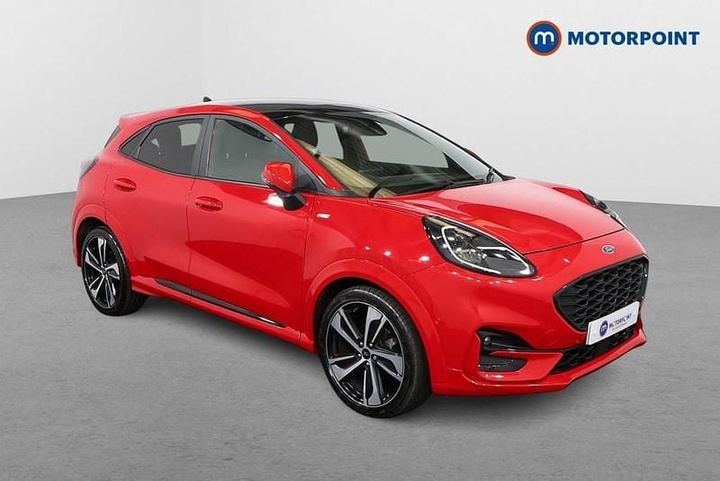 Red Used 2020 Ford Puma ST-Line X SUV | £15,699 (Fair price) - Image 1/4