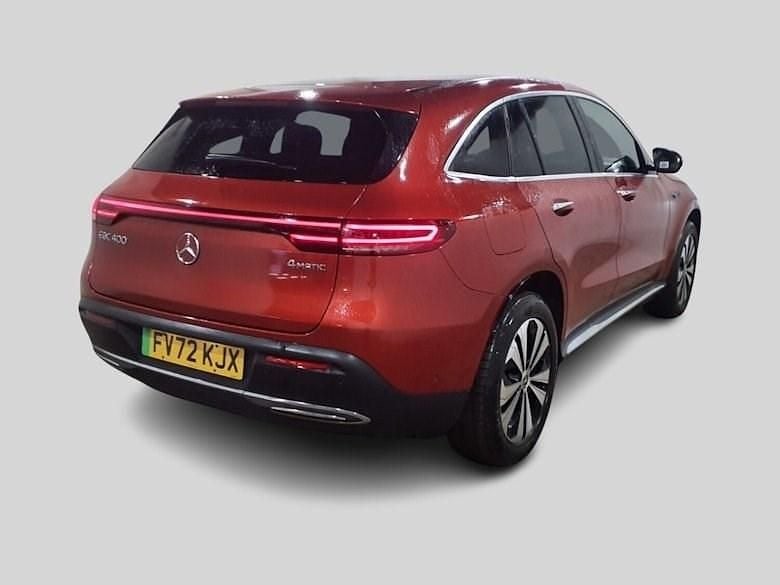 Used Mercedes EQC400 300 kW (408 HP) 2022 Red SUV