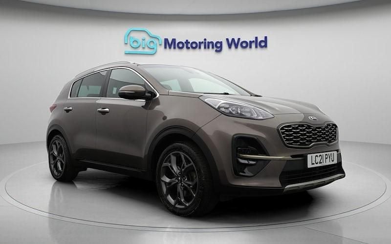 Used Kia Sportage GT-Line 136 HP (100 kW) 2021 Brown SUV