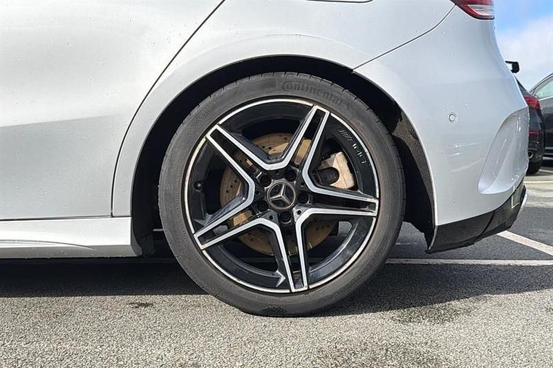 Used Mercedes A35 AMG Premium 306 HP (225 kW) 2019 Iridium silver Hatchback