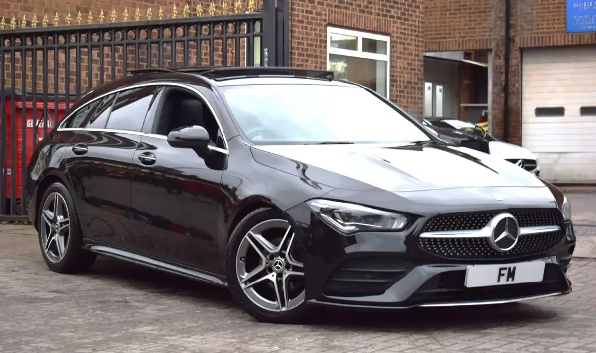 Used Mercedes CLA180 Shooting Brake AMG line 2020 Black Estate