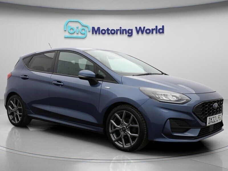 Blue Used 2022 Ford Fiesta ST-Line Hatchback | £12,800 (Fair price) - Image 1/4