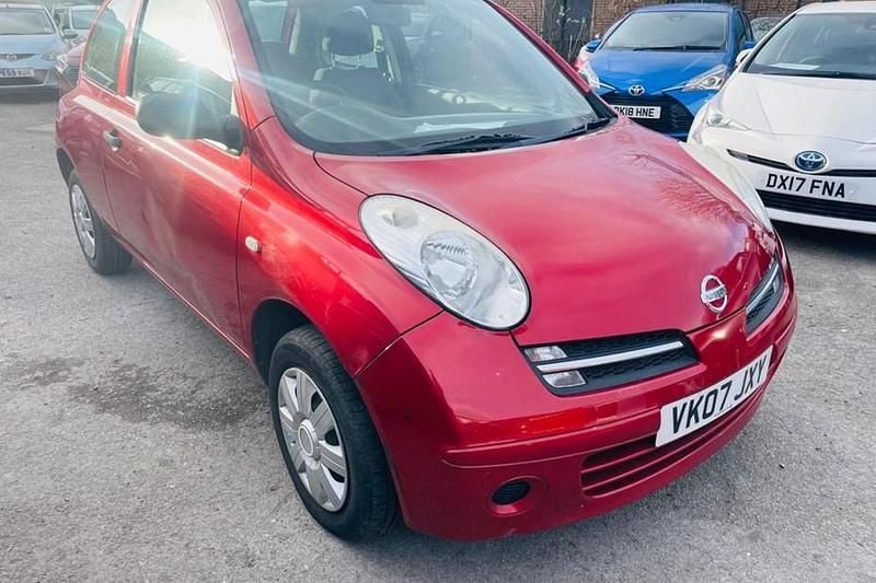Red Used 2007 Nissan Micra Hatchback | £999 (Good price) - Image 1/1