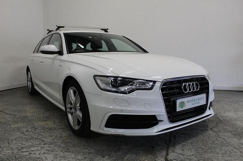 Used Audi A6 S-Line 2014 White Estate