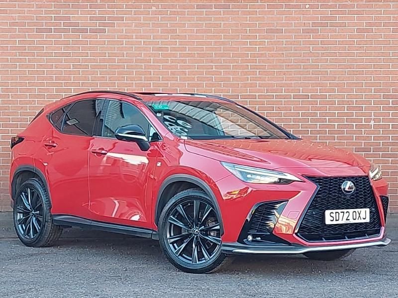 Red Used 2022 Lexus NX450h+ Sport Line SUV | £42,998 (Fair price) - Image 1/4