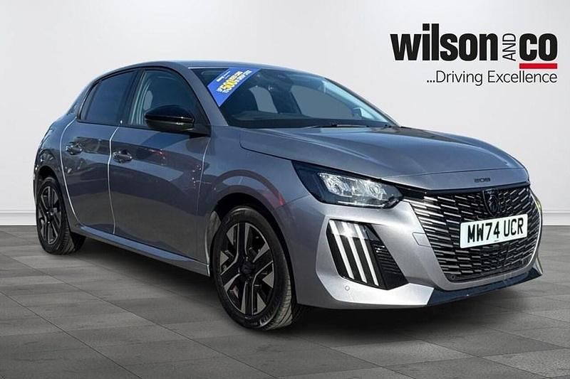 Used Peugeot 208 Allure 100 HP (73 kW) 2024 Grey Hatchback