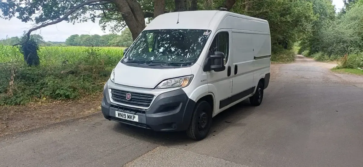 Used Fiat Ducato 115 HP (84 kW) 2019 White Van