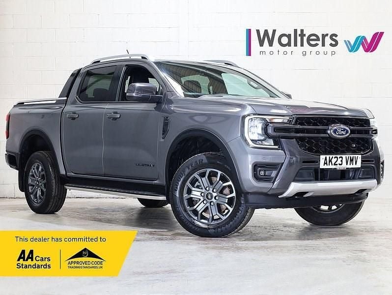 Grey Used 2023 Ford Ranger Wildtrack Pickup | £24,500 (Fair price) - Image 1/4
